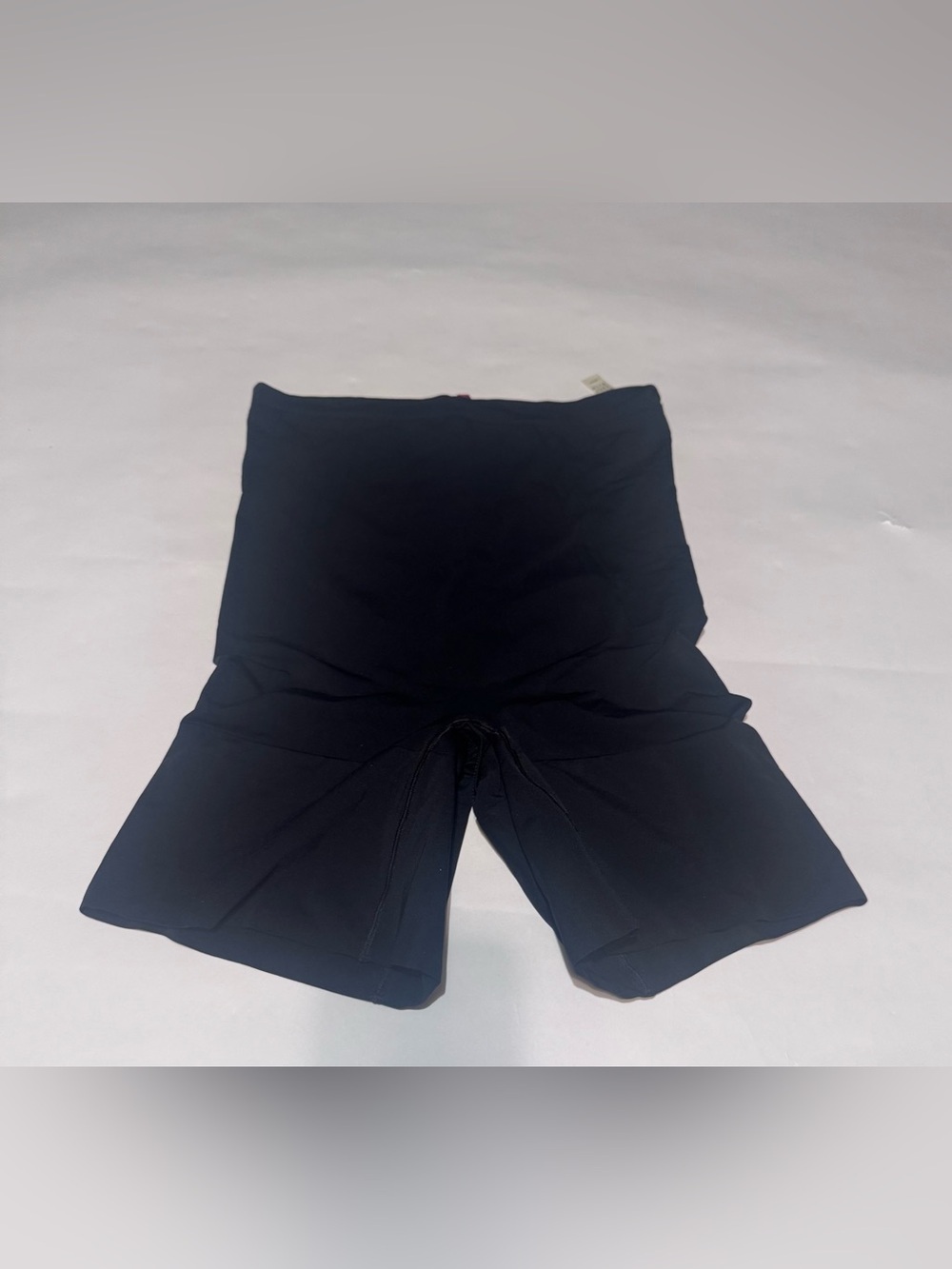 SPANX OnCore Mid-Thigh Short, Very Black 1X Plus Shapewear Tummy Control
